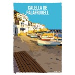 Lot de 5 Affiches Calella de Palafrugell - 20x30cm